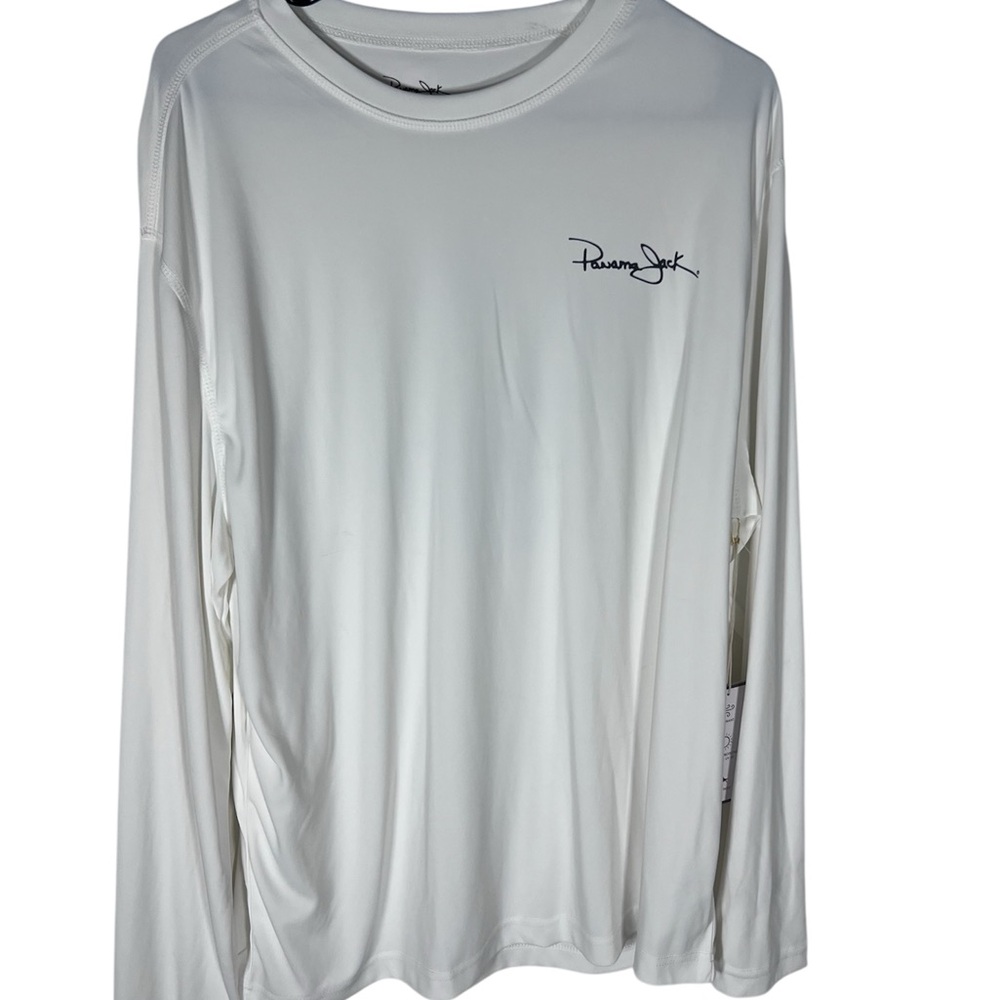 Panama Jack White Long Sleeve Breathable UV 50 Protection Shirt Men’s Size XL